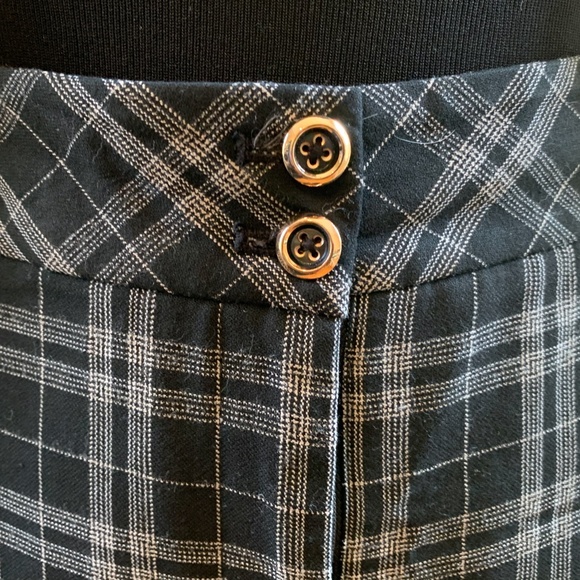 Plaid Tailored Ankle Pants - Picture 2 of 3